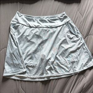 adidas Light Blue Floral Printed Skort (golf)